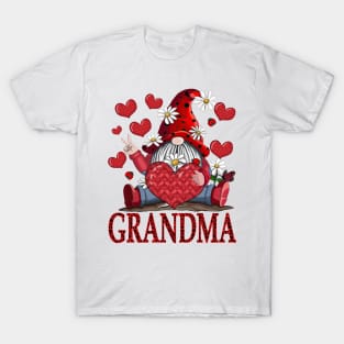 Gnome Grandma Valentine T-Shirt